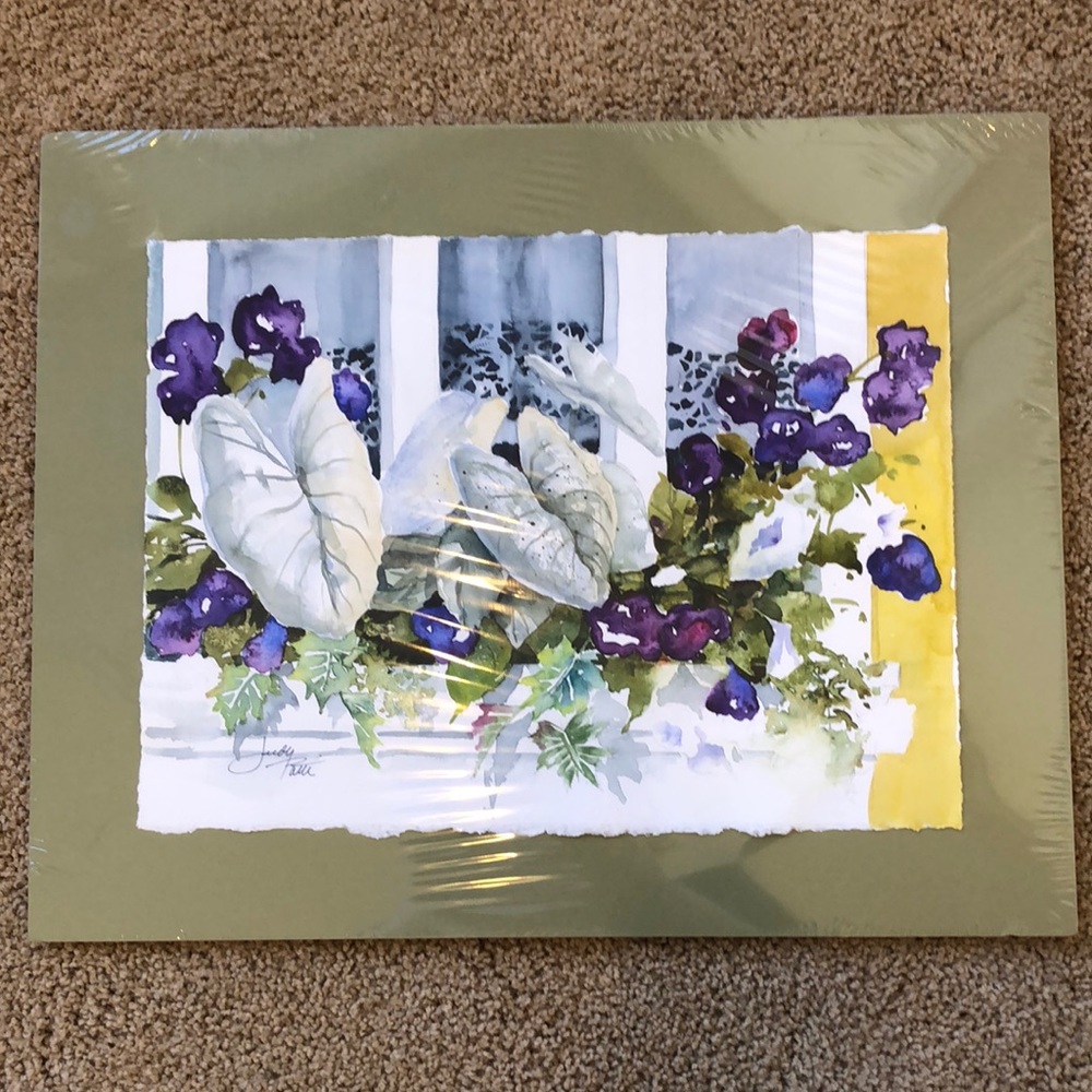 Original Watercolor Floral Art